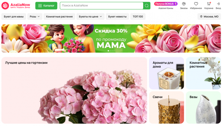 Интернет-магазин AzaliaNow