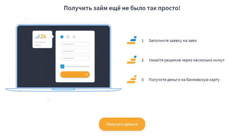 Условия займов в МФО Кредито24