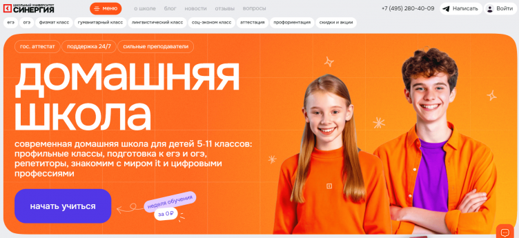 Онлайн школа Синергия