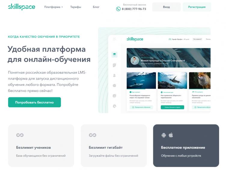 Онлайн школа Skillspace