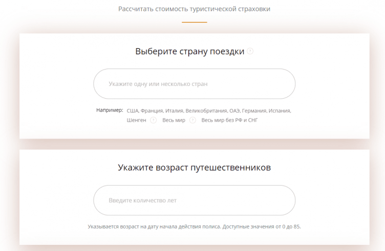 Оформление полиса страхования на сайте Согласие