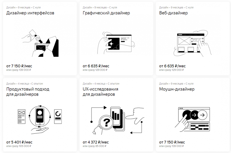 Стоимость обучения на сайте Яндекс Практикум